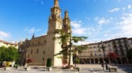 Co-Cathedral of Saint Maria de la Redonda in  Logrono.  Spain